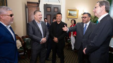 Diaz Brother with Mexican Ambassador to US