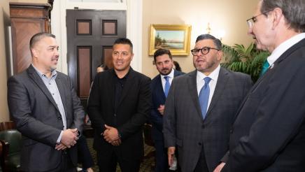 Diaz Brothers with Mexican Ambassador to US