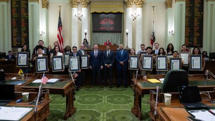 Assembly Science Fellows Floor Ceremony