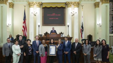 Assemblymember Garcia Recognizes Assembly Fellow Tricia Sarmiento and Science Fellow Brenda Cisneros-Larios on the Assembly Floor