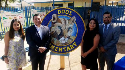 Assemblymember Garcia visiting  Dool Elementary School 